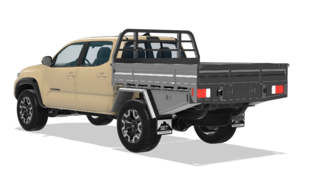 Canada Tacoma DCSB tray ute flatbed deck custom