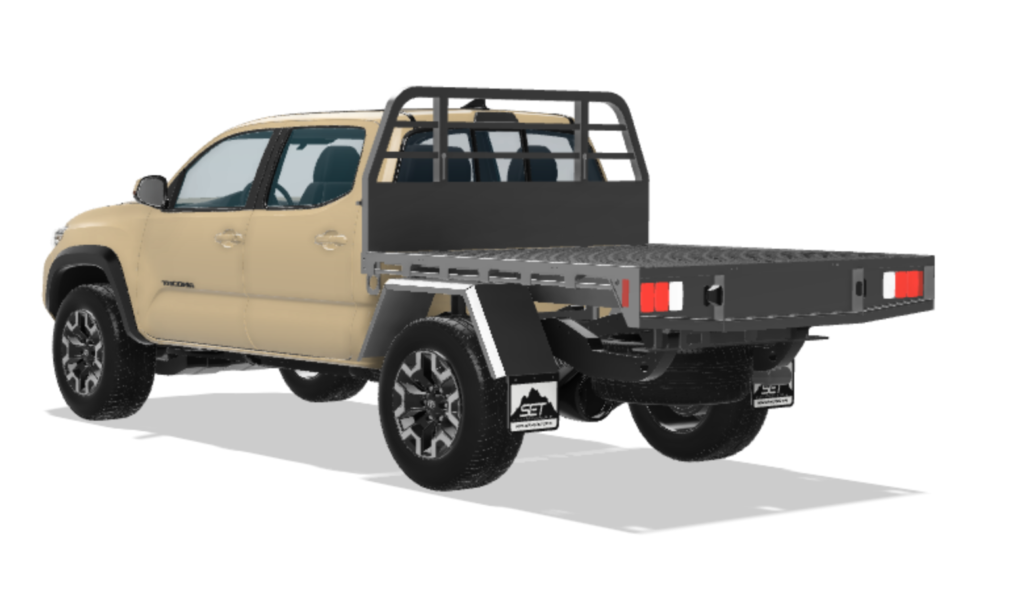 Canada Tacoma DCSB custom ute tray flatbed deck