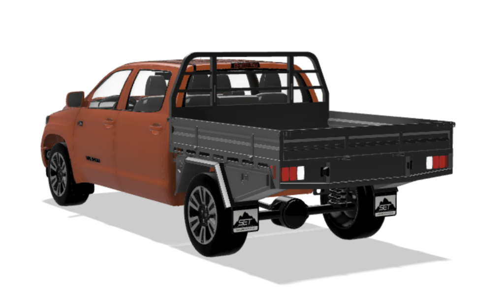 Tundra custom deck flat bed ute tray