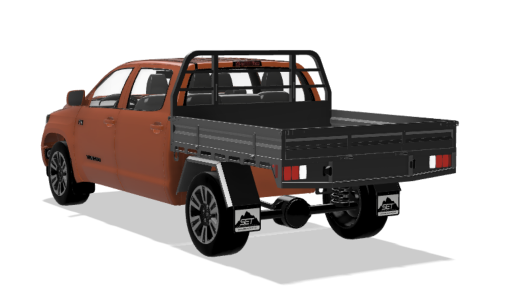 Tundra custom deck flat bed ute tray