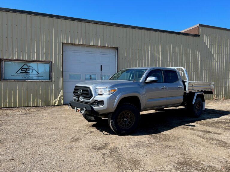 SUMMIT EXPEDITION TRUCKS TOYOTA TACOMA DOUBLE CAB LONG BED FLATBED TRUCK 13
