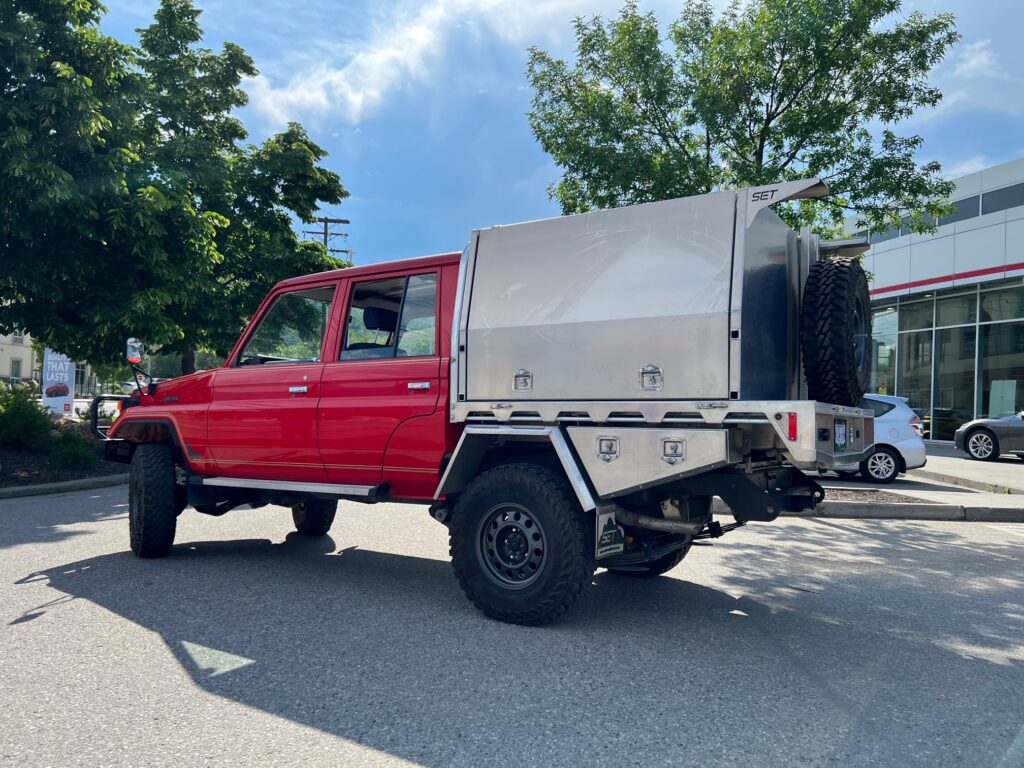 SUMMIT EXPEDITION TRUCKS TOYOTA LAND CRUISER HZJ79 6FT FLATBED UTE TRAY CANOPY 7