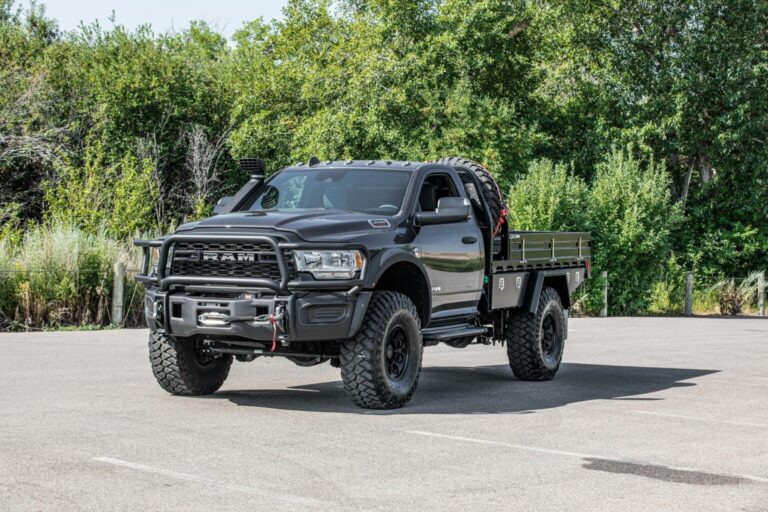 SUMMIT EXPEDITION TRUCKS CAB AND CHASSIS RAM 3500 9FT FLATBED TRAY UTE DECK FWC 7