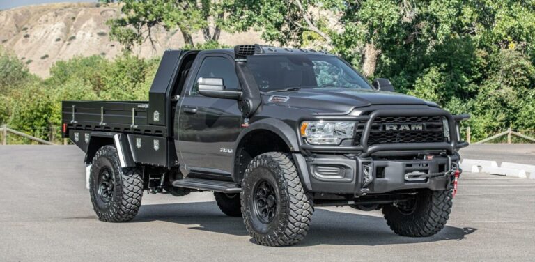 SUMMIT EXPEDITION TRUCKS CAB AND CHASSIS RAM 3500 9FT FLATBED TRAY UTE DECK FWC 7