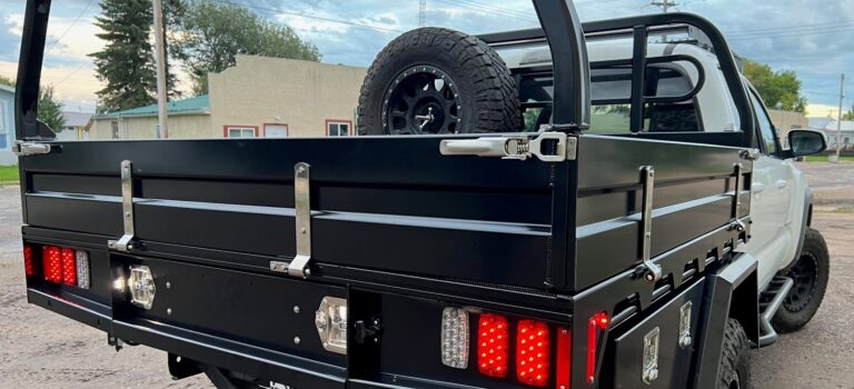 SUMMIT EXPEDITION TRUCKS TOYOTA TACOMA DOUBLE CAB SHORT BOX BED EXPEDITION FLATBED TRUCK 16