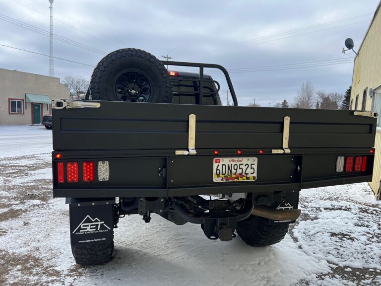 SUMMIT EXPEDITION TRUCKS DODGE RAM 3500 AEV AMERICAN EXPEDITIONARY VEHICLES 7.5FT FLATBED TRAY UTE DECK 9