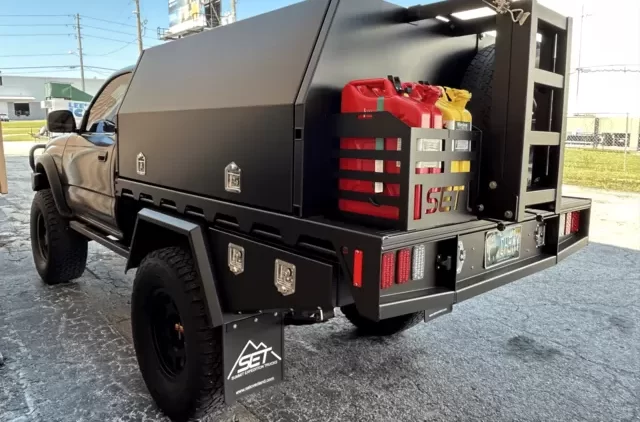 Fuel Can Holder Canopy Accessory
